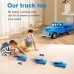 Little Blue Truck Toy for Toddlers 2 3 4 5 6 7 8 Year Old Boys Girls,1:32 Alloy Toddlers Car Toy Driveable,Car Door Can Open,Toy Trucks for Kids Easter Christmas Birthday Gifts
