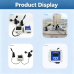 XS-FB01L Wind Speed Alarm Anemometer Wind Speed Meter Wireless Wind Speed Sensor Weather Vane Anemometer Sensor