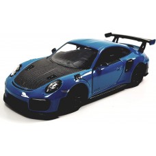 2010 Porsche 911 GT2 RS Aqua Blue 1/36 Scale Diecast Metal Model Toy Sports Car