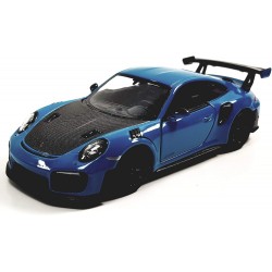 2010 Porsche 911 GT2 RS Aqua Blue 1/36 Scale Diecast Metal Model Toy Sports Car