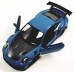 2010 Porsche 911 GT2 RS Aqua Blue 1/36 Scale Diecast Metal Model Toy Sports Car